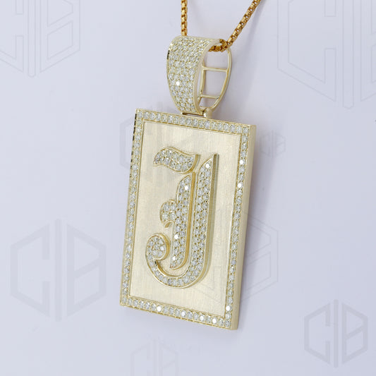 Initial Letter Alphabet VVS Moissanite pendant