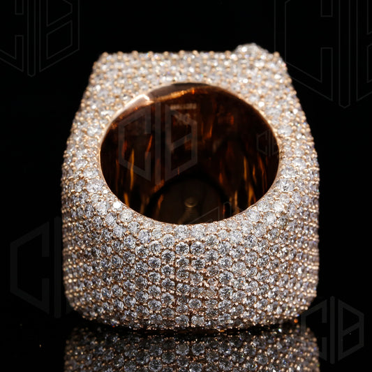 Custom Capital 7 Number Iced Out Hip Hop Men Ring