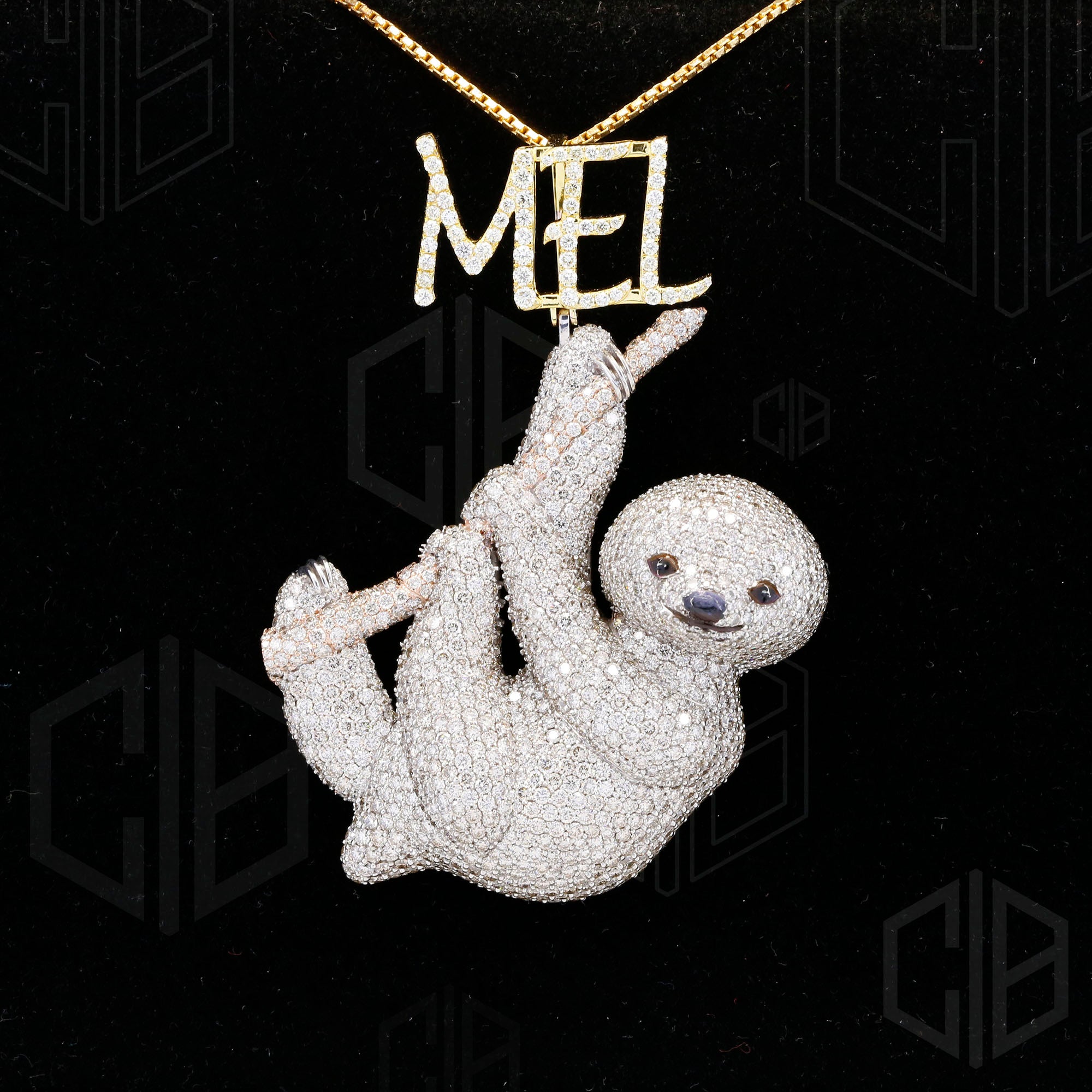 Moissanite Iced out Cartoon Hip Hop Mens Pendant