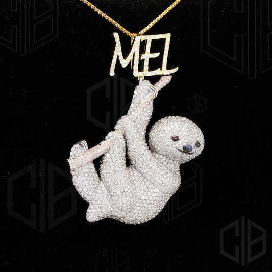 Moissanite Iced out Cartoon Hip Hop Mens Pendant