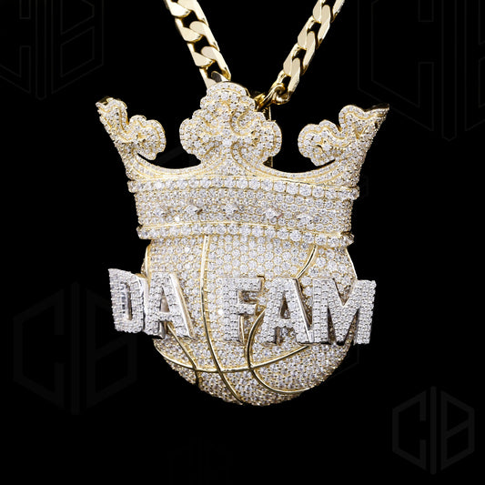 Crown Custom Moissanite Hip Hop Mens Pendant