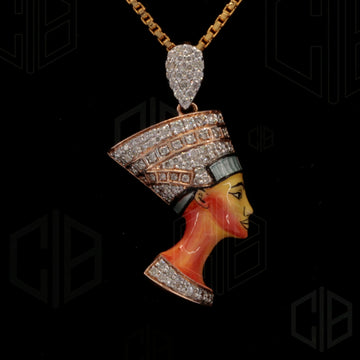 Nefertiti Ancient Egypt  VVS Moissanite Pendant