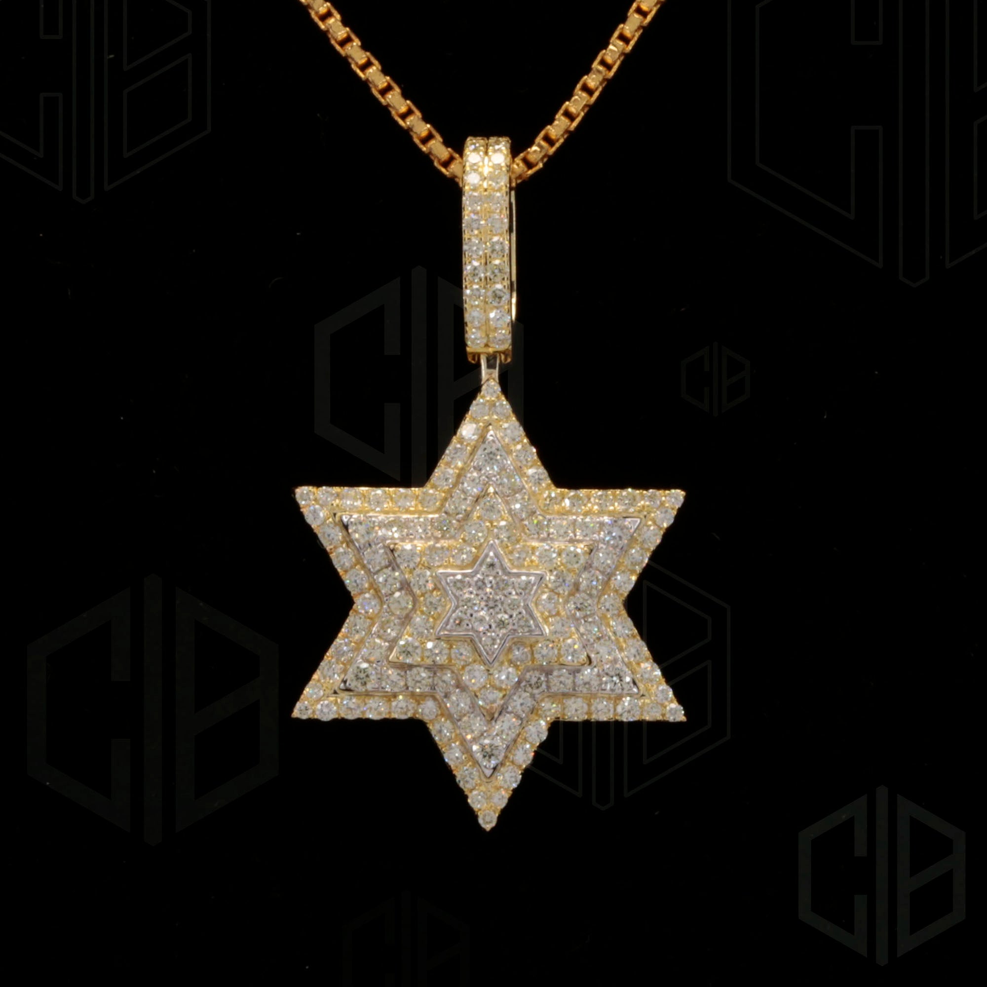 Iced Out Star VVS moisaanite Hip hop pendant gift