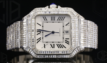 Baguettes Automatic Moissanite Bust Down Iced Out Watch